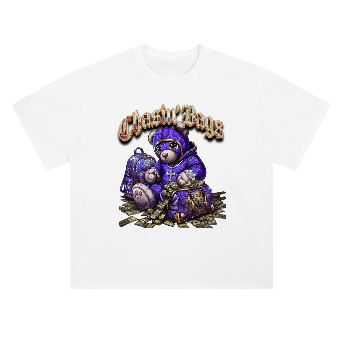 Heavyweight Drop Shoulder Cotton T-Shirt