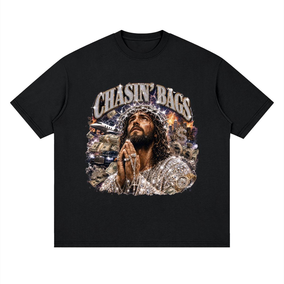 Streetwear Loose Drop Shoulder T-Shirt