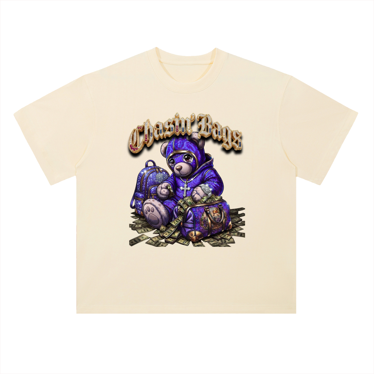 Heavyweight Drop Shoulder Cotton T-Shirt