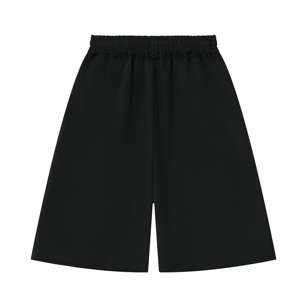 Retro icon 1 on Unisex Heavyweight Raw Edge Shorts