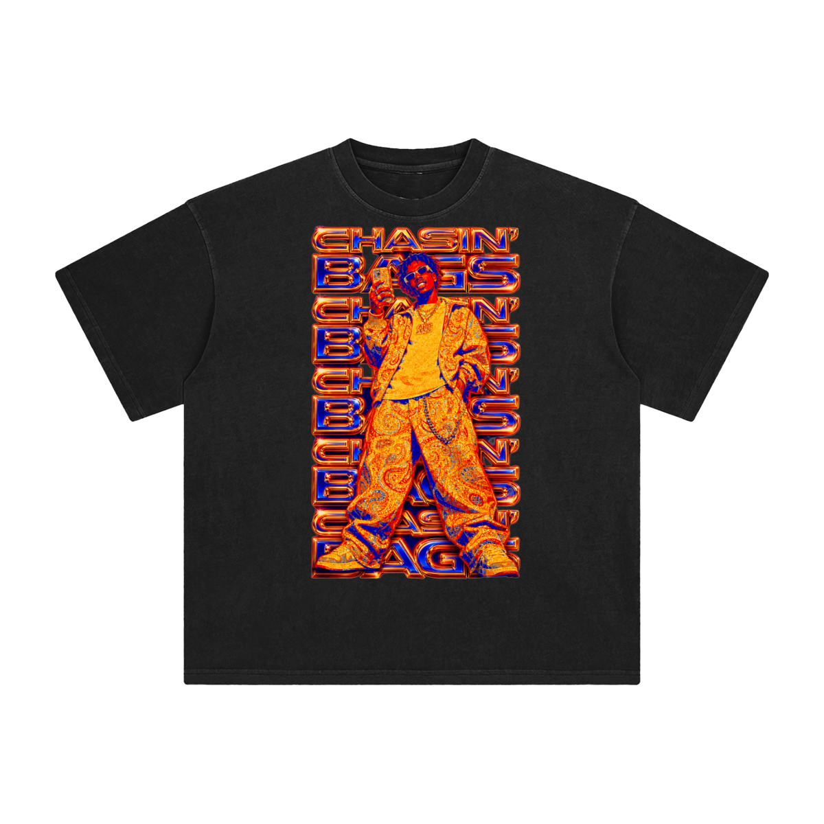 THERMAL ART Enzyme Washed T-Shirt