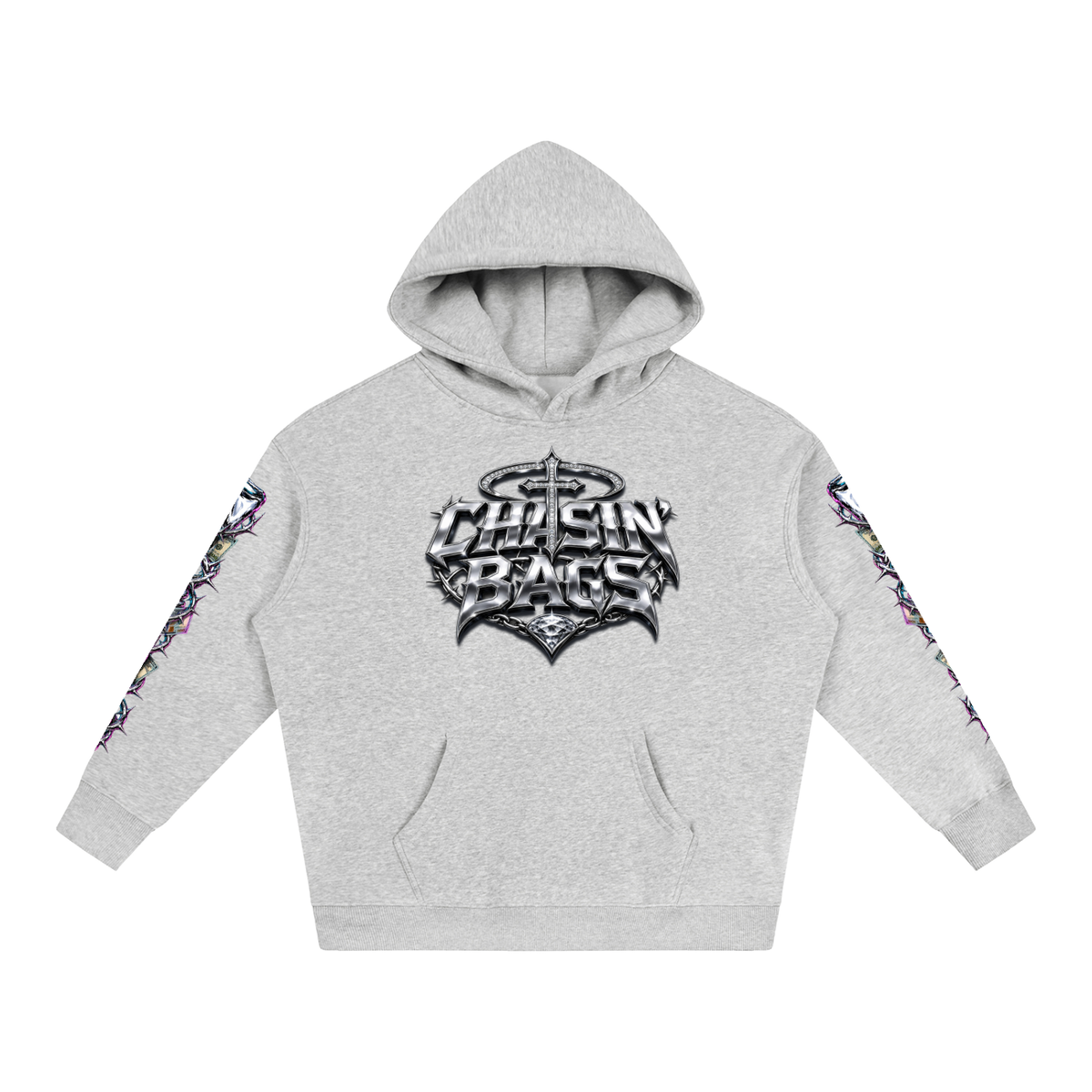 Oversize Fleeced Hoodie (IN MY BONES)