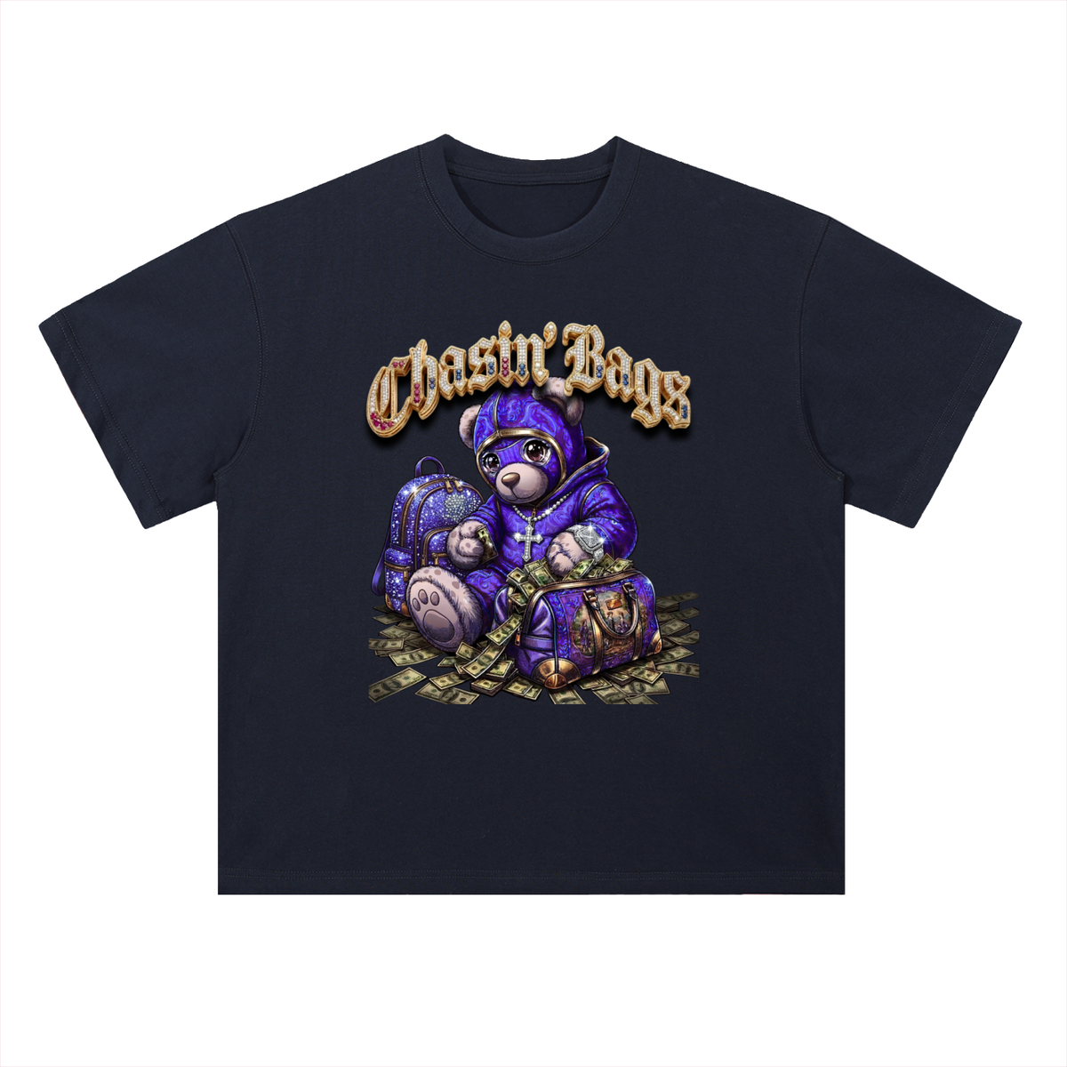 Heavyweight Drop Shoulder Cotton T-Shirt