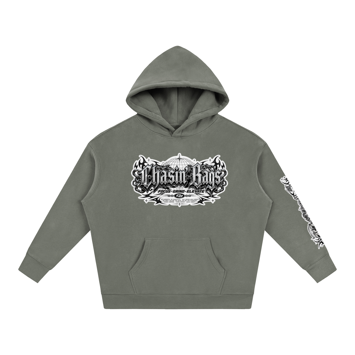 CHASIN BAGS Oversize Fleeced Hoodie