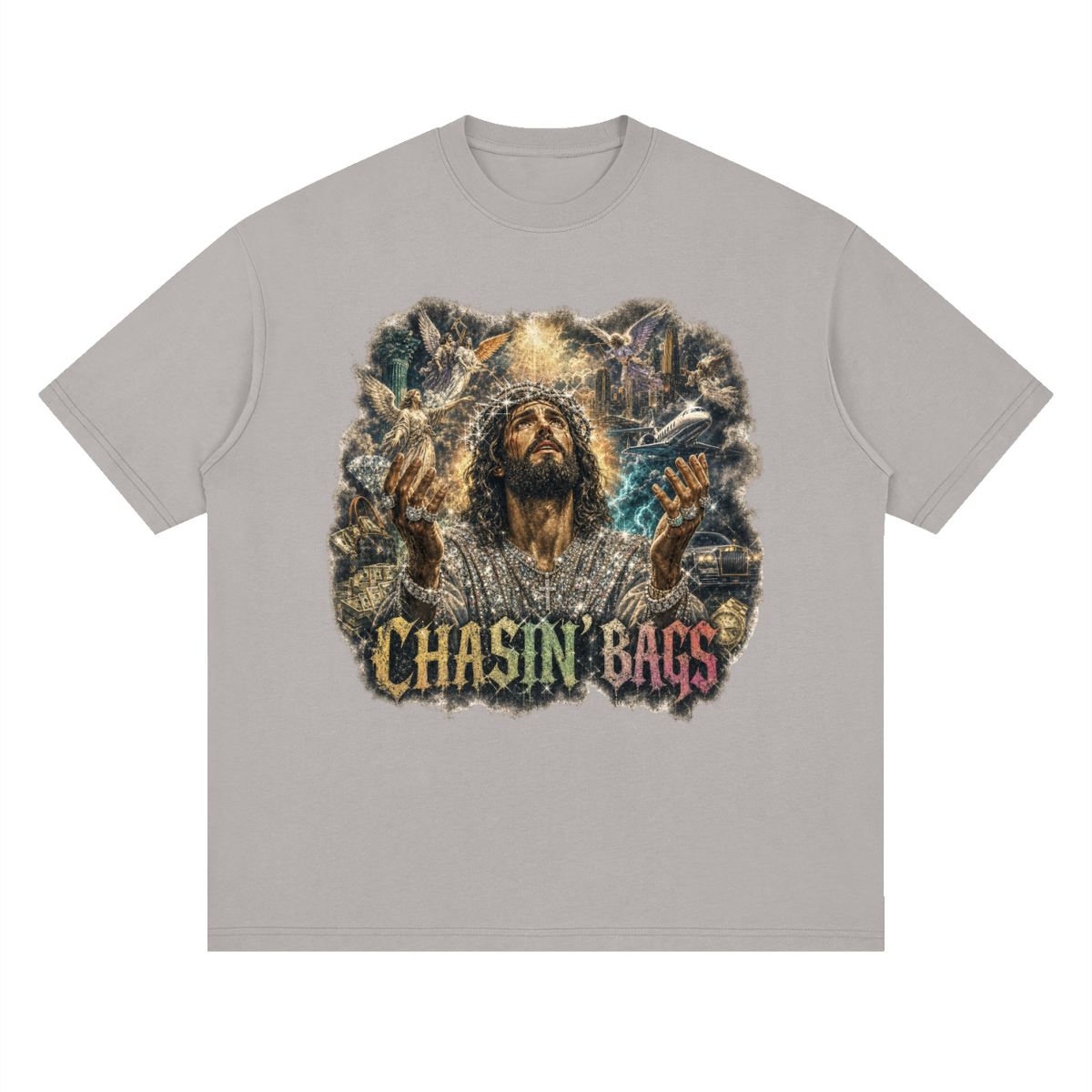 Streetwear Loose Drop Shoulder T-Shirt