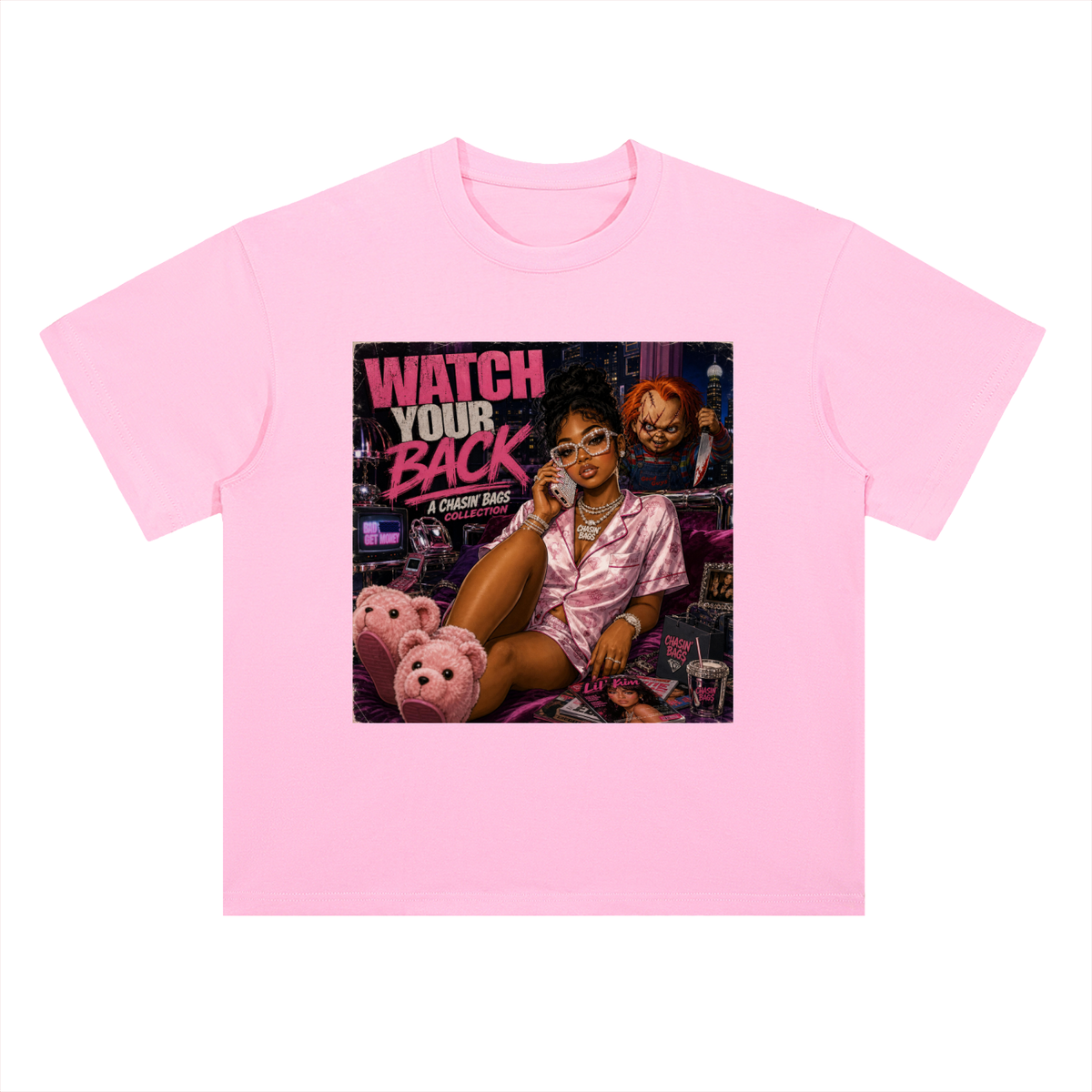 CHUCKY Heavyweight Drop Shoulder Cotton T-Shirt