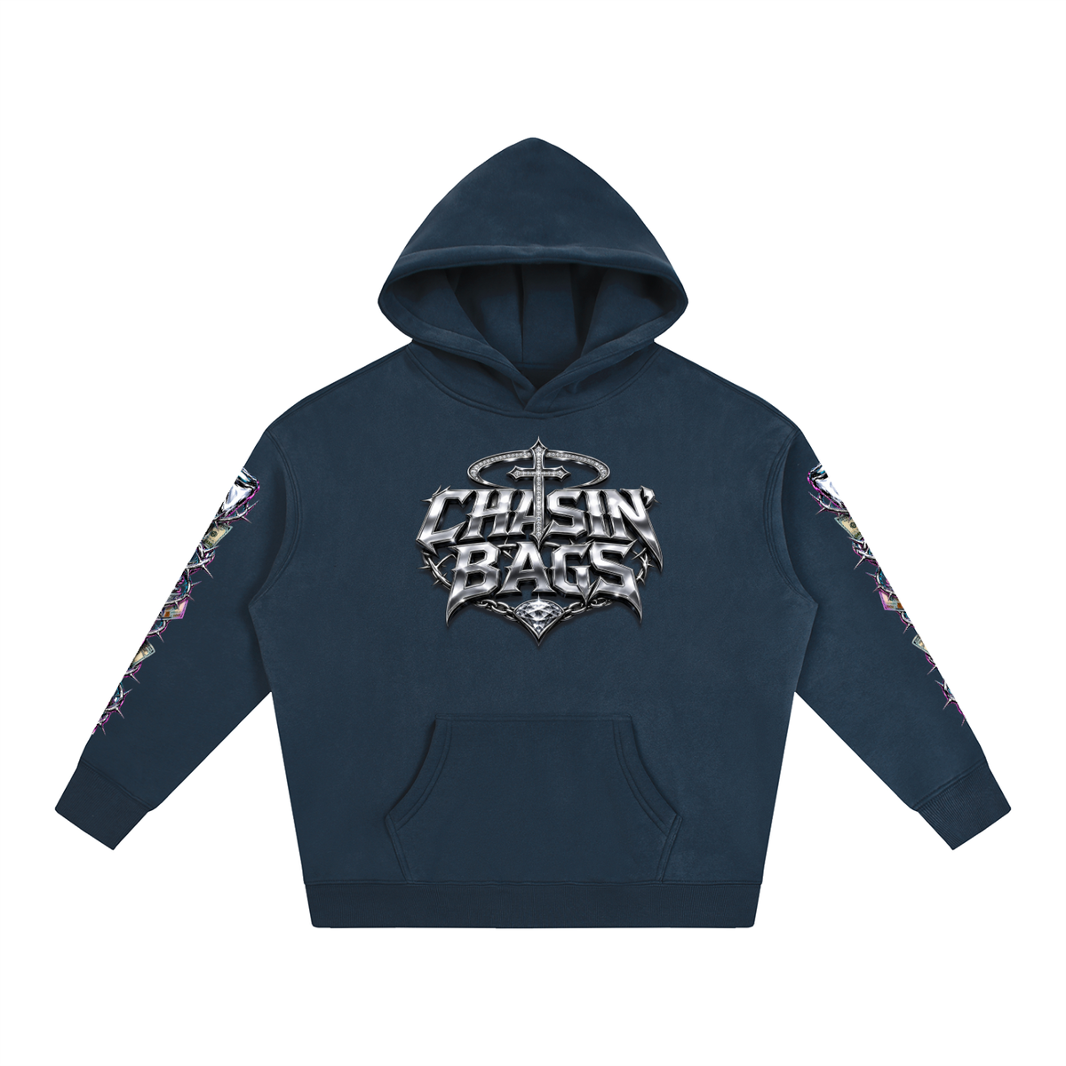 Oversize Fleeced Hoodie (IN MY BONES)