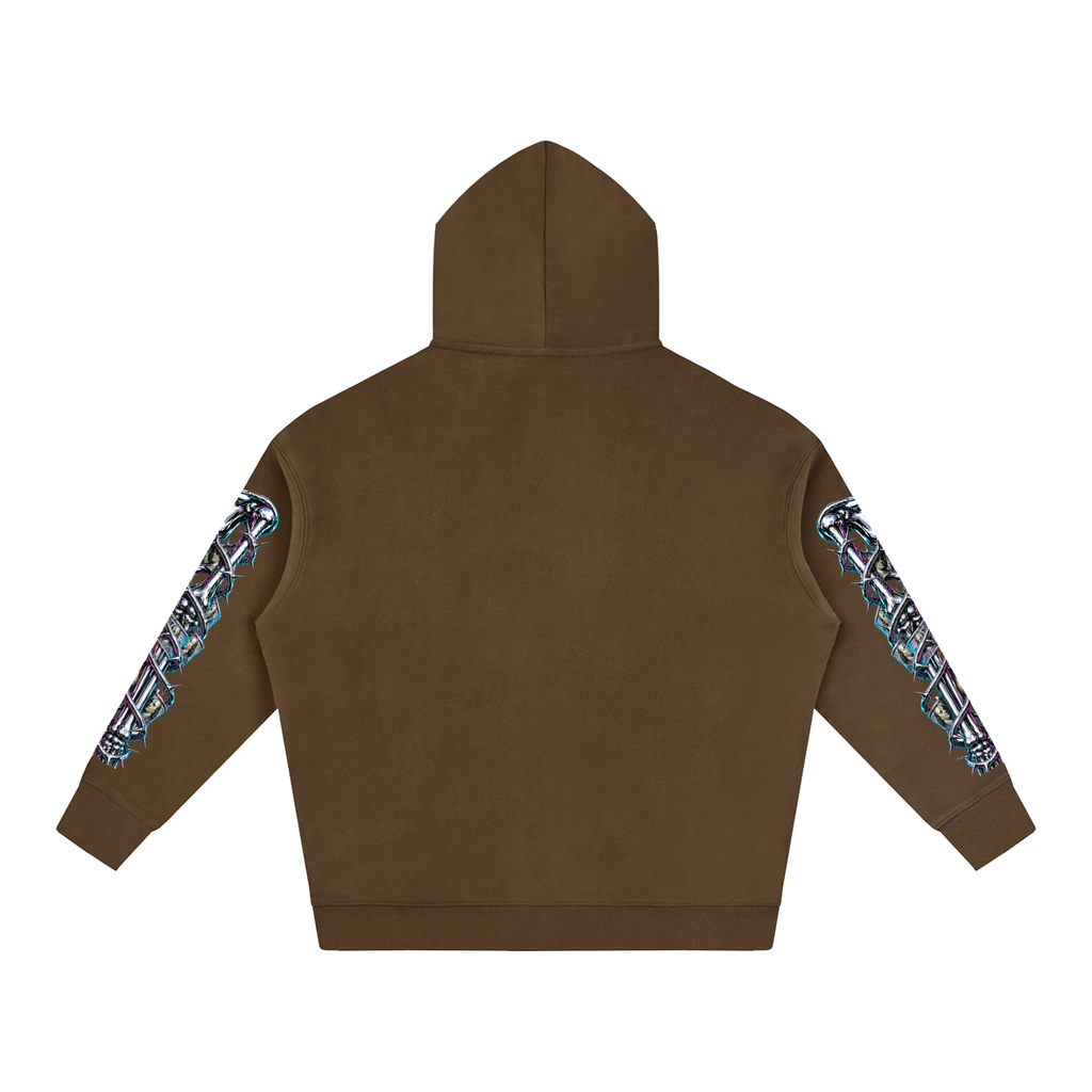 Oversize Fleeced Hoodie (IN MY BONES)
