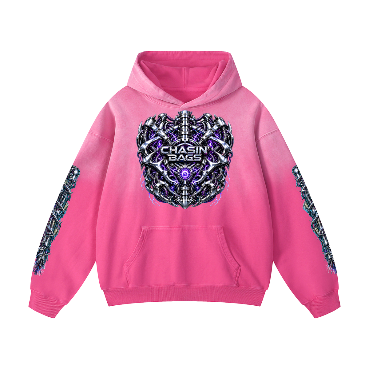 Heavyweight Sunfade Oversized Hoodie (CYBORG)