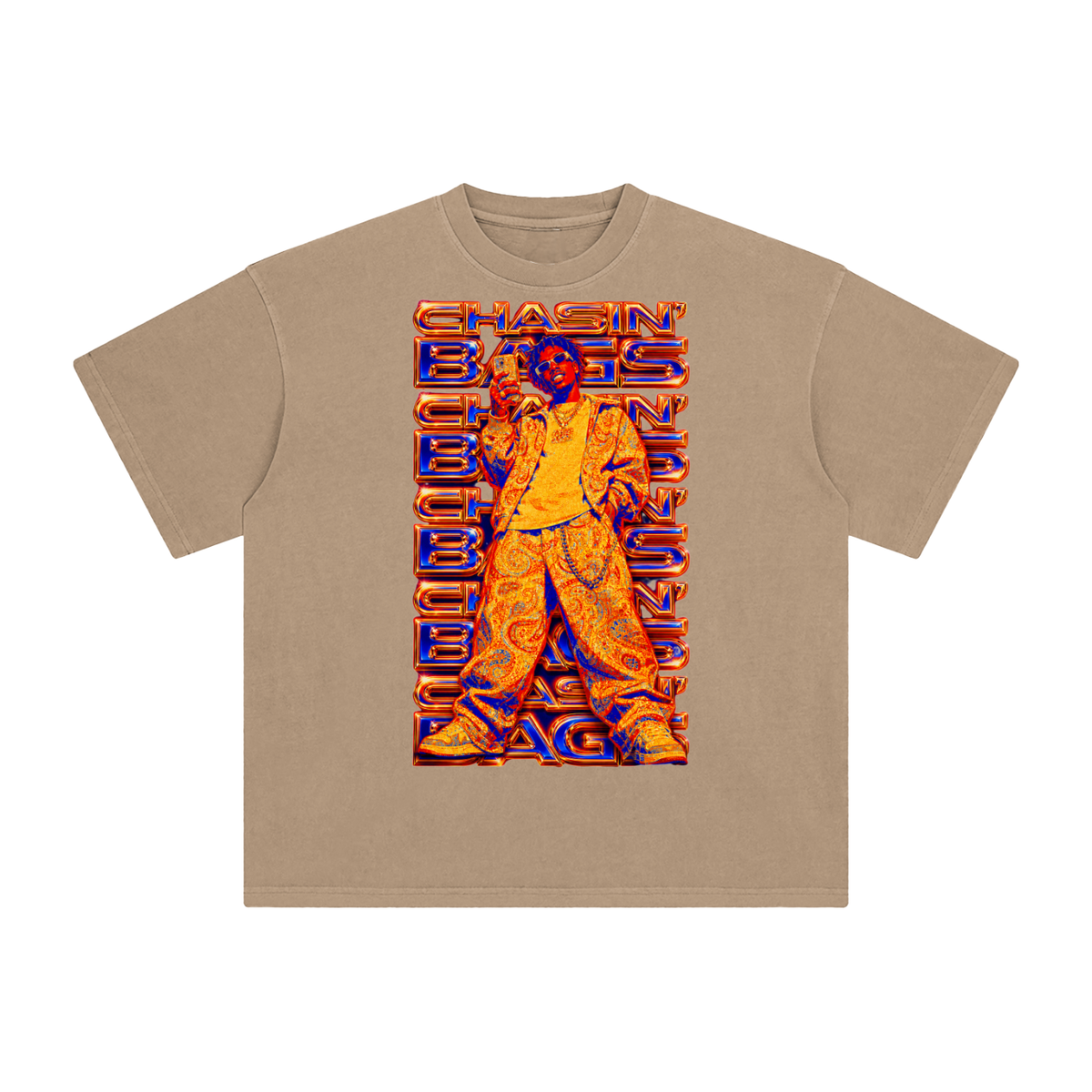 THERMAL ART Enzyme Washed T-Shirt