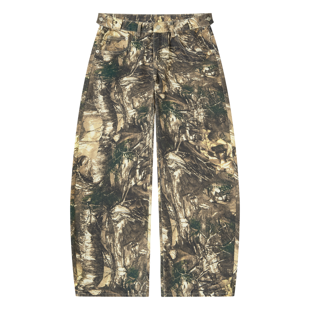 CB Men's Tree Camo Barrel Leg Pants