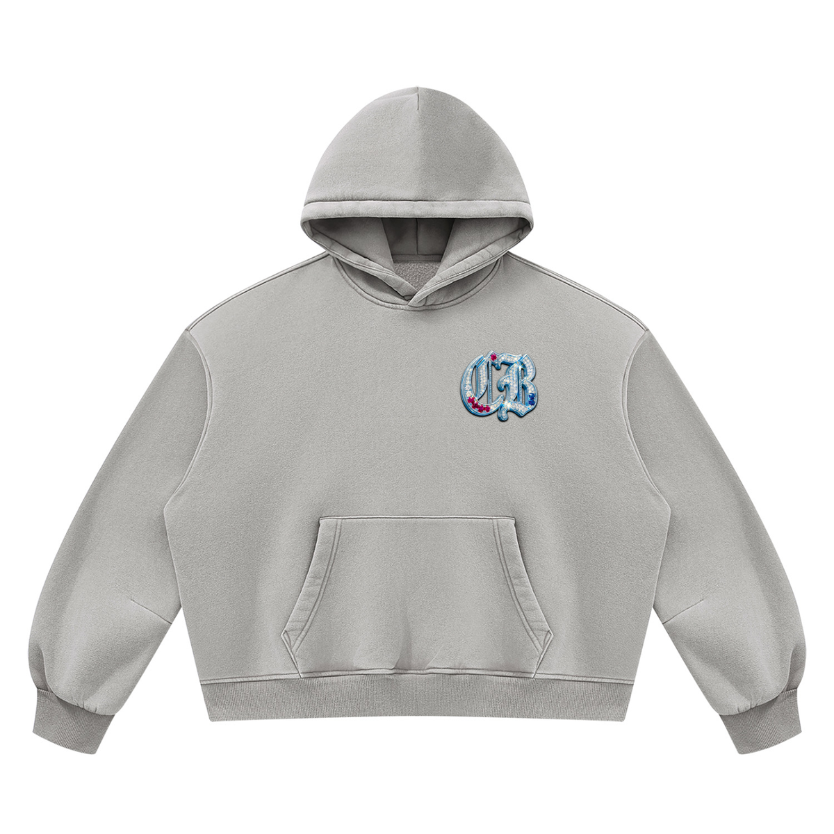 Unisex Vintage Wash Boxy Fleece Hoodie