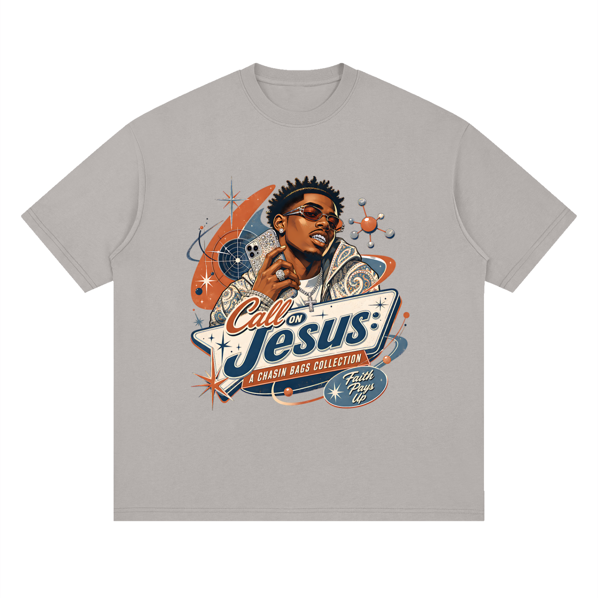 Jesus Loose Drop Shoulder T-Shirt