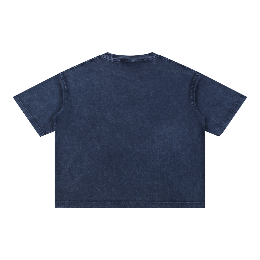 Icon drip Mineral Wash Boxy Cotton T-Shirt