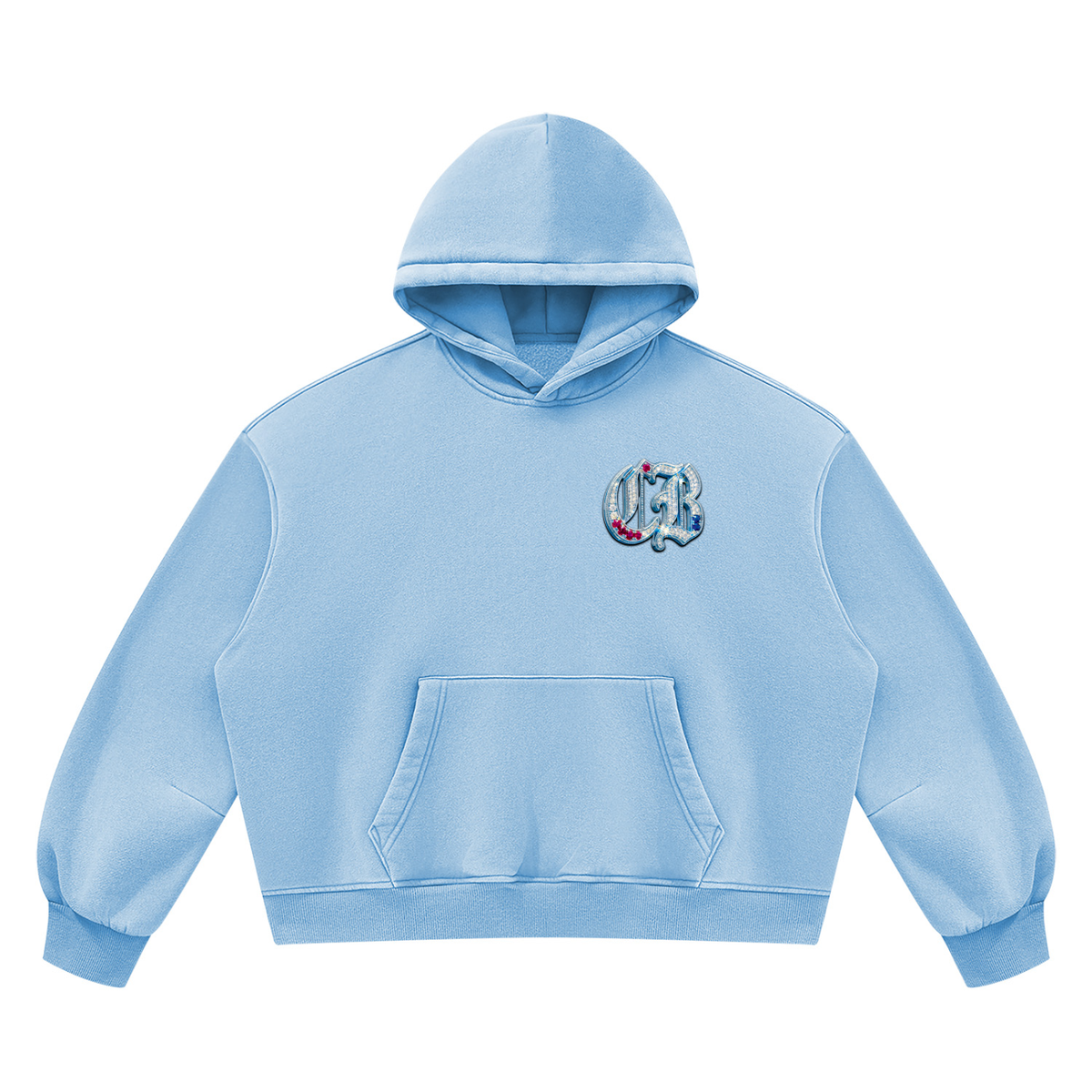Unisex Vintage Wash Boxy Fleece Hoodie