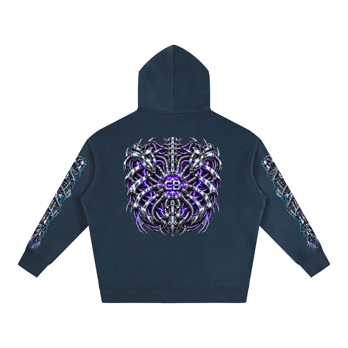 Oversize Fleeced Hoodie (CYBORG)