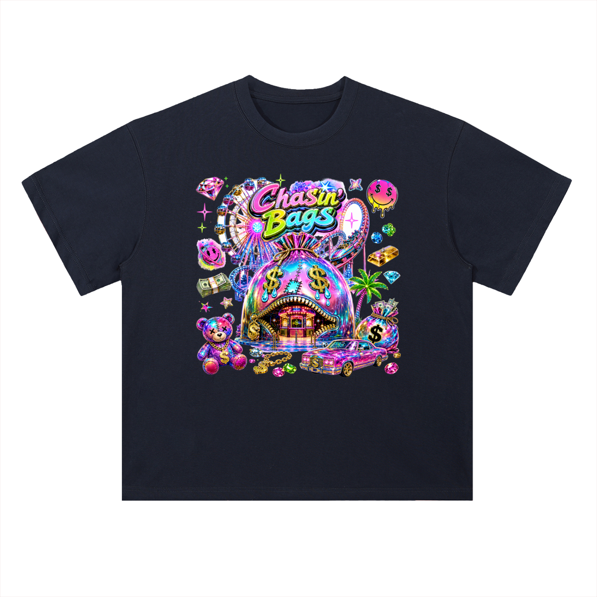 Heavyweight Drop Shoulder Cotton T-Shirt