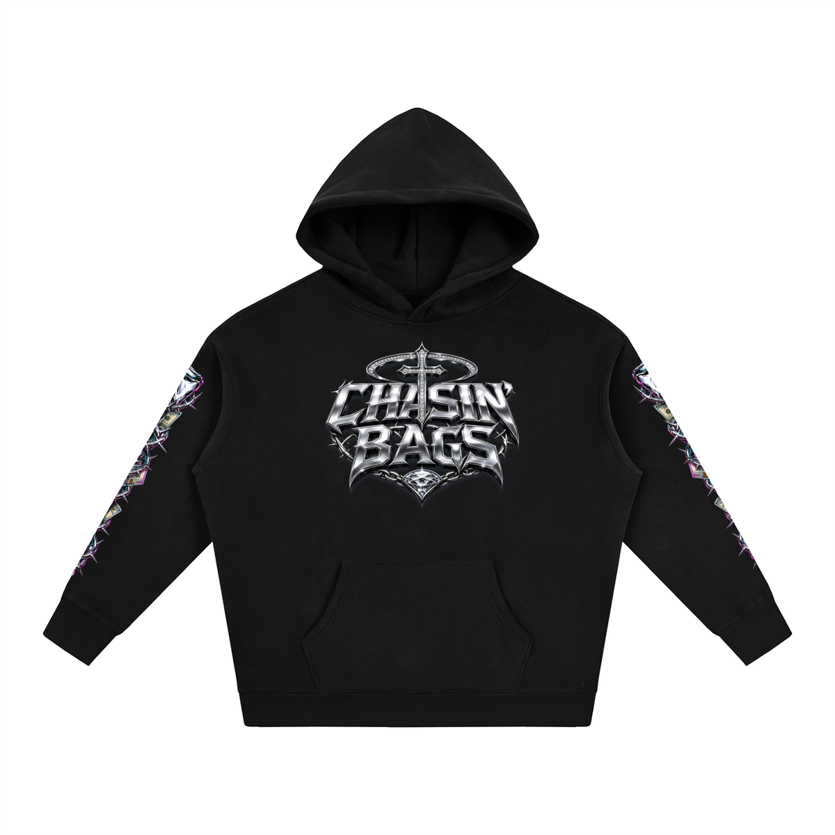 Oversize Fleeced Hoodie (IN MY BONES)