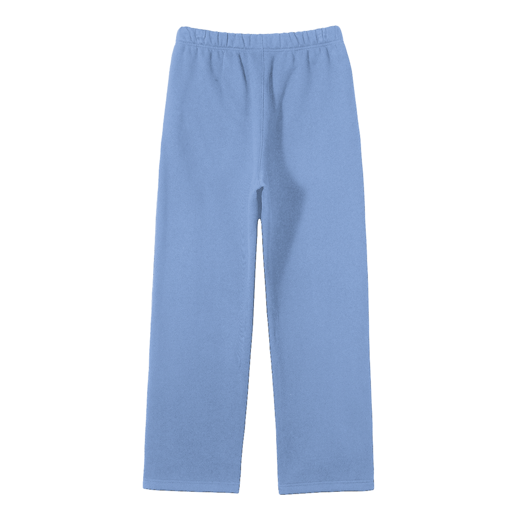 MG Unisex Solid Color Fleece Straight Leg Pants