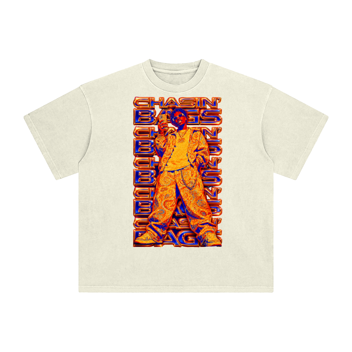 THERMAL ART Enzyme Washed T-Shirt
