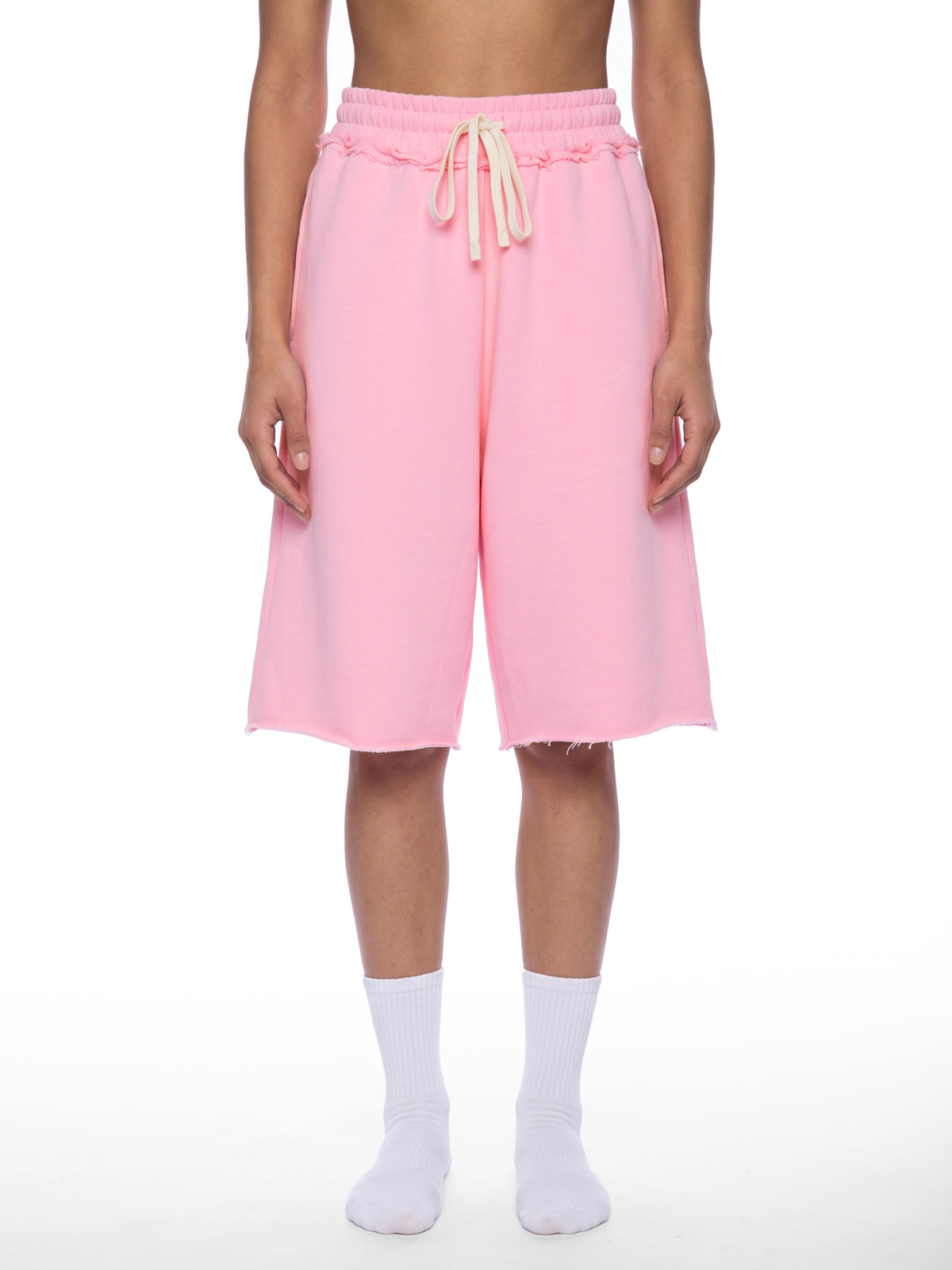 Retro icon 1 on Unisex Heavyweight Raw Edge Shorts