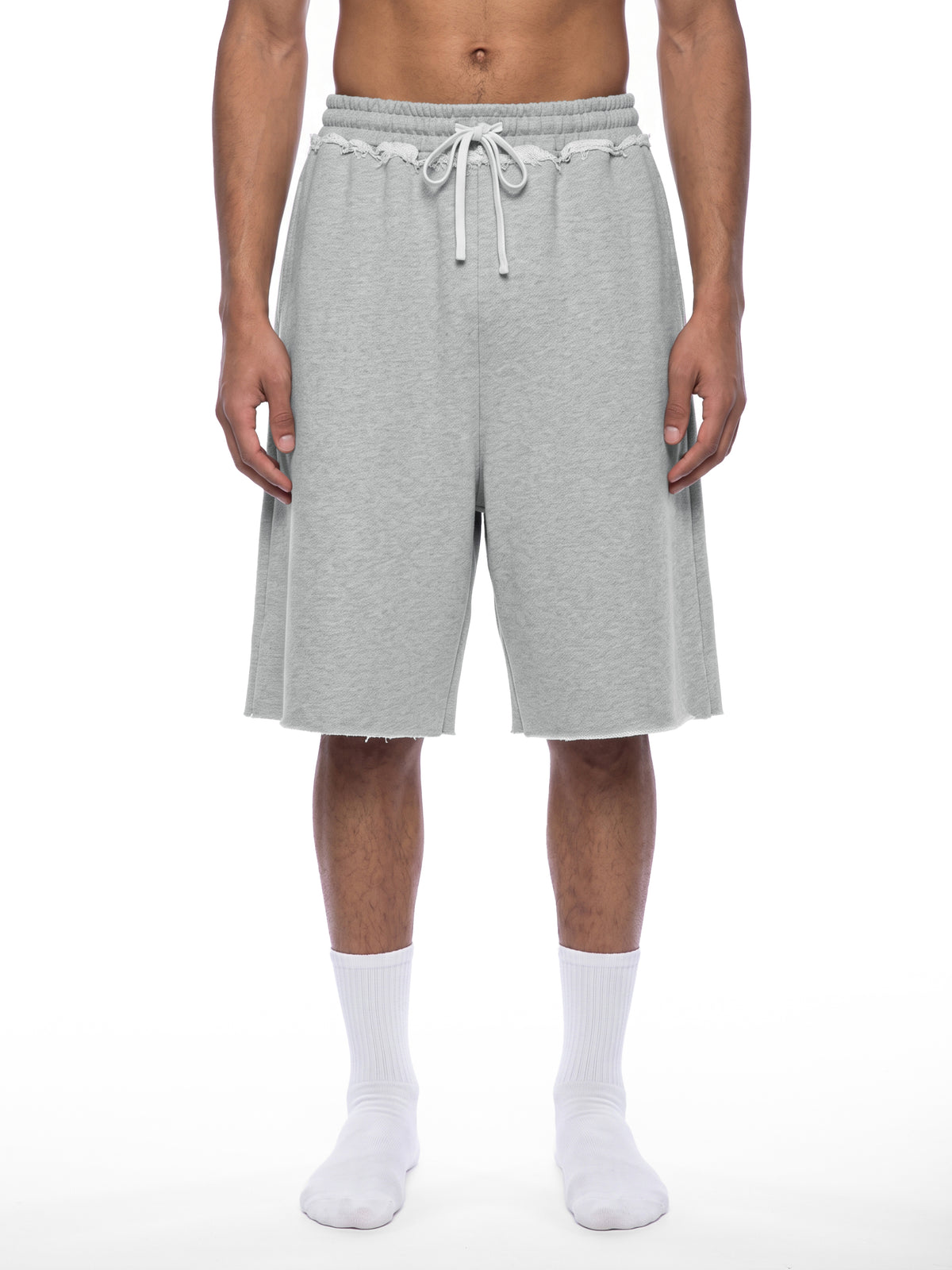 Retro icon 1 on Unisex Heavyweight Raw Edge Shorts